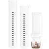 Ремешок Garmin силиконовый 20 мм для vivomove HR (2 шт, белый/розовое золото)