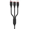Кабель Borofone BX17 3-in-1 (черный)