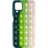 Чехол для телефона Case Pop It для Samsung Galaxy A12 (зелено-серый)