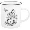 Кружка Elan Gallery Elan Gallery Кролик в цветах 880152