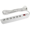 Сетевой фильтр ЭРА SFX-6es-4m-W Б0044025