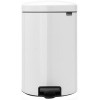 Мусорное ведро Brabantia Pedal Bin NewIcon с корзиной 20 л (белый)