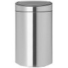 Мусорное ведро Brabantia Touch Bin 40 л (стальной с защитой от отпечатков)