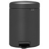 Мусорное ведро Brabantia Pedal Bin NewIcon 5 л (минерально-графитовый)