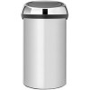 Мусорное ведро Brabantia Touch Bin 60 л (серый металлик/стальной)