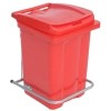 Контейнер для мусора Razak Plast с педалью 60 л (розовый)