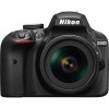 Зеркальный фотоаппарат Nikon D3400 Kit AF-S 55-200mm VR II (черный)