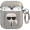 Чехол CG Mobile Karl Lagerfeld для AirPods 1&2 KLA2UKHGK (черный)