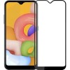 Защитное стекло KST Full glue для Samsung Galaxy A01 (A015) (черное)