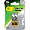 Батарейка GP Alkaline AAA 2шт LR03/24AE-2UE2