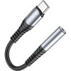 Адаптер Hoco LS33 Type-C - Jack 3.5 (металлик)