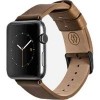Ремешок Monowear Classic Leather Band Brown/Space Gray Aluminum 38 мм