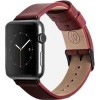 Ремешок Monowear Classic Leather Band Red/Space Gray Aluminum 38 мм