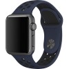 Ремешок Apple Nike 42 мм (обсидиан/черный) [MQ2X2]