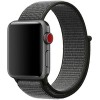 Ремешок Apple из плетеного нейлона 38 мм (темно-оливковый) MQW62