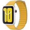 Ремешок Apple кожаный 44 мм (лимонный сироп, размер L) MXAE2