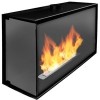 Биокамин BiokominkiGMT 800 угловой (левый, черный)