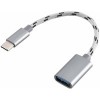 Адаптер USBTOP OTG USB3.1 Type-C – USB3.0 тканевый