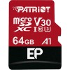 Карта памяти Patriot microSDXC EP Series PEF64GEP31MCX 64GB (с адаптером)