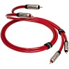 Кабель QED QE2453 RCA - RCA (1 м, красный)