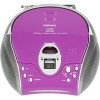 Портативная аудиосистема Lenco SCD-24 (фиолетовый)
