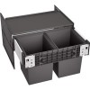 Мусорное ведро с разделителем Blanco Select II Compact 60/2
