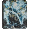 Чехол для планшета JFK Smart Case для Huawei MatePad SE 10.4 (синий мрамор)