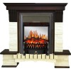 Каминокомплект Smolcom Stone Montebello STD-ASP с Fobos-S Lux BL LT (темный орех)