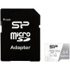 Карта памяти Silicon-Power Superior microSDXC SP064GBSTXDA2V20SP 64GB (с адаптером)