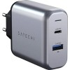 Сетевое зарядное Satechi 30W Dual Port Travel Charger (американская вилка)
