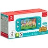 Игровая приставка Nintendo Switch Lite бирюзовый + Animal Crossing: New Horizons + 3 м. NSO