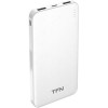 Внешний аккумулятор TFN SlimDuo 10000mAh (белый)