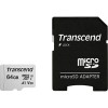 Карта памяти Transcend microSDXC 300S 64GB + адаптер