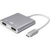 Адаптер USBTOP USB3.1 Type-C на 2 HDMI