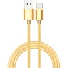 Кабель Atom USB Type-C 3.1 - USB А 3.0 (1.8 м, золотой)