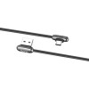 Кабель Hoco U60 USB Type-A - microUSB (1.2 м, металлик)