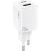 Сетевое зарядное Usams T37  US-CC128 (белый)