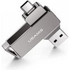 USB Flash Usams Type-C+USB3.0 Rotatable High Speed Flash Drive 256GB