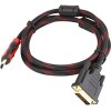 Кабель USBTOP HDMI – DVI-D 3 м в тканевой оплетке
