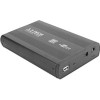 Бокс для накопителей 3.5" USBTOP SATA – USB2.0 (черный, с блоком питания)