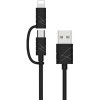 Кабель Usams U-Gee Lightning/MicroUSB US-SJ077 (черный)