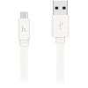 Кабель Hoco X5 Bamboo USB Type-A - USB Type-C (1 м, белый)