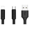 Кабель Hoco X5 Lightning/microUSB (черный)