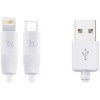 Кабель Hoco X5 Lightning/microUSB (белый)