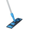 Швабра-моп Zizette Flat Mop Microfiber (синий корпус/зеленая ручка)