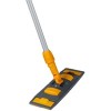Швабра-моп Zizette Flat Mop Microfiber (желтый корпус/синяя ручка)